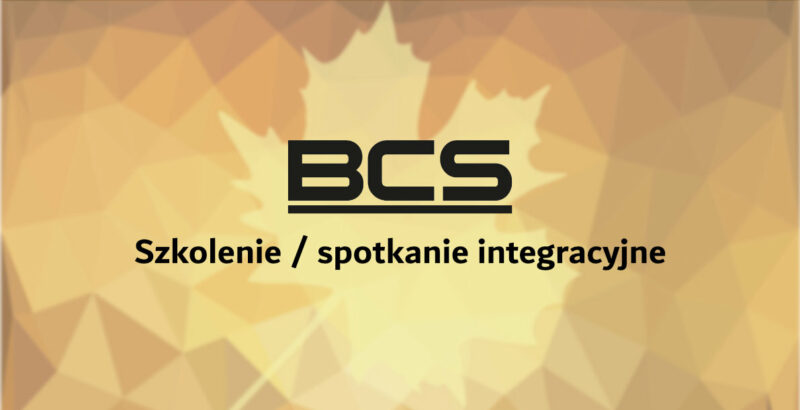 Szkolenie / spotkanie integracyjne z BCS