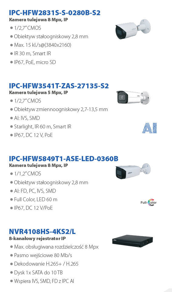 Dahua PROMOCJA CCTV (luty 2023) » Dahua Technology Promocja CCTV 01 28 02 2023 02