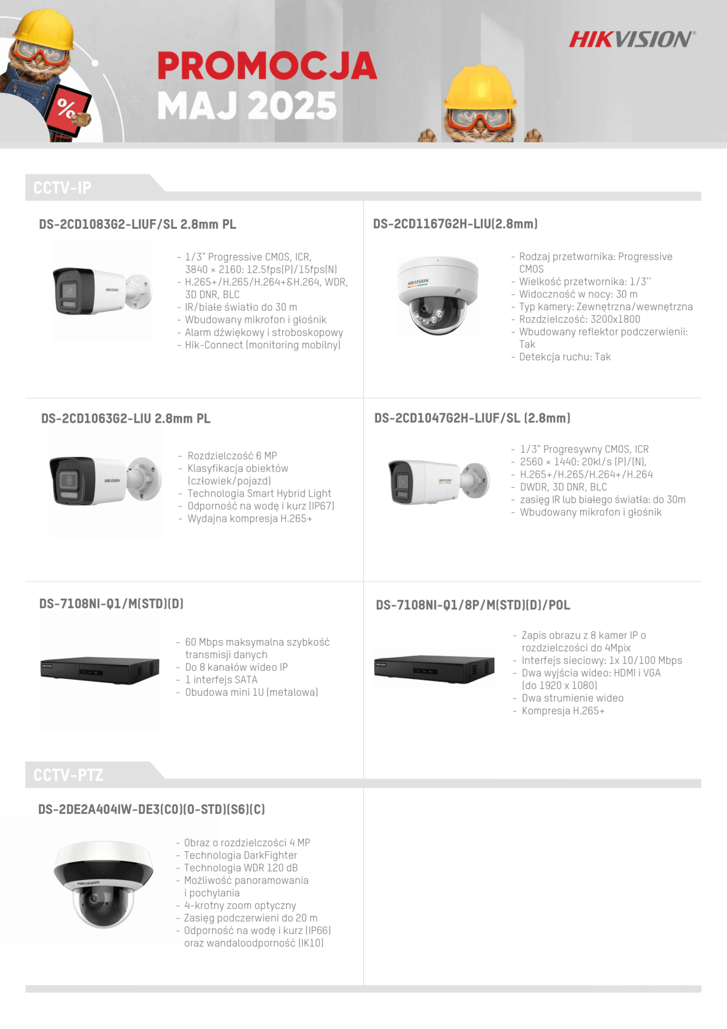 PROMOCJA CCTV od Hikvision - maj 2025 » A4 1