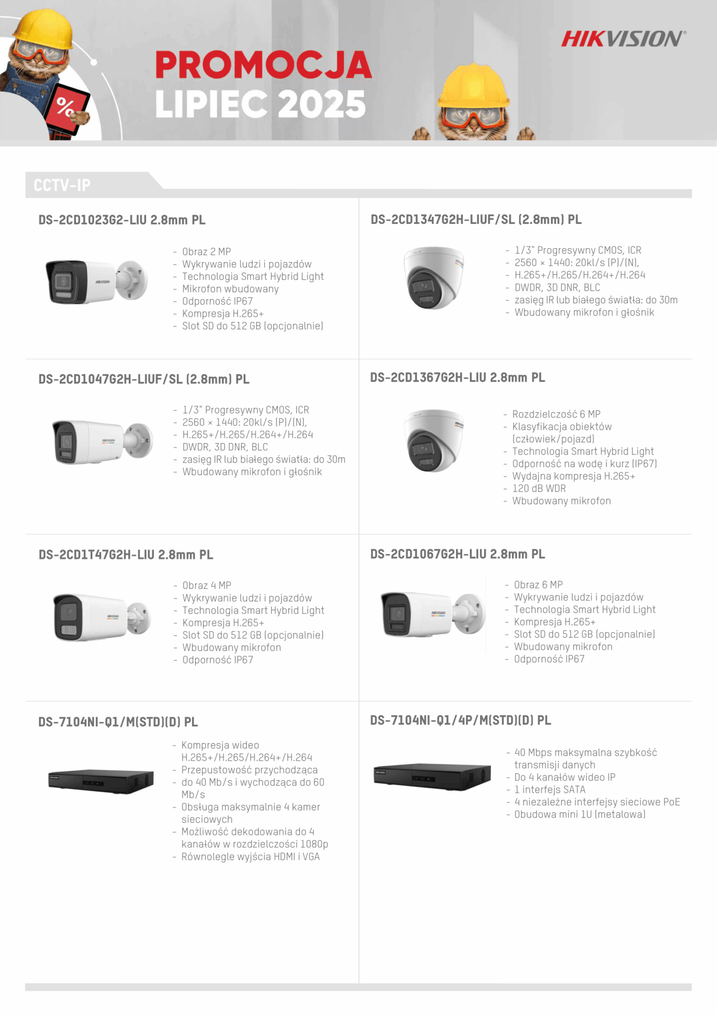 PROMOCJA CCTV od Hikvision - lipiec 2025 » hikvision lipiec 2025 NO price 1