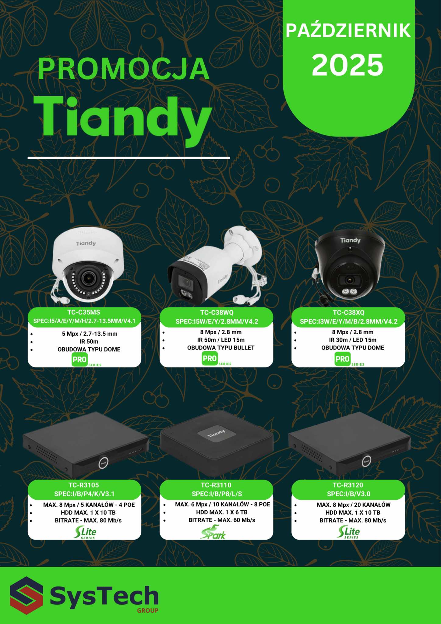 PROMOCJA CCTV od TIANDY - październik 2025 » tiandy 25.10 bez cen 2
