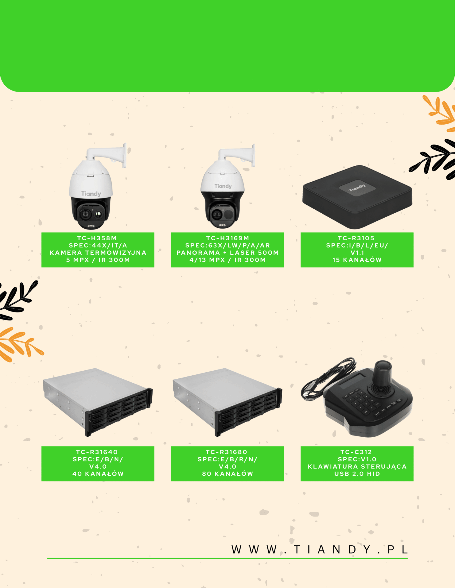 PROMOCJA CCTV od TIANDY - listopad 2025 » PROMOCJA TIANDY BLACK NOVEMBER bez cen 20